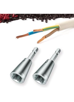 PROMASS promass Wire Twister Tool for Drill, Drill Wire Twister, Wire Twister Wire Connector Wire Twisting Tool, Wire Nut Twister for Electrical Power Drill 3pcs  - Image 1