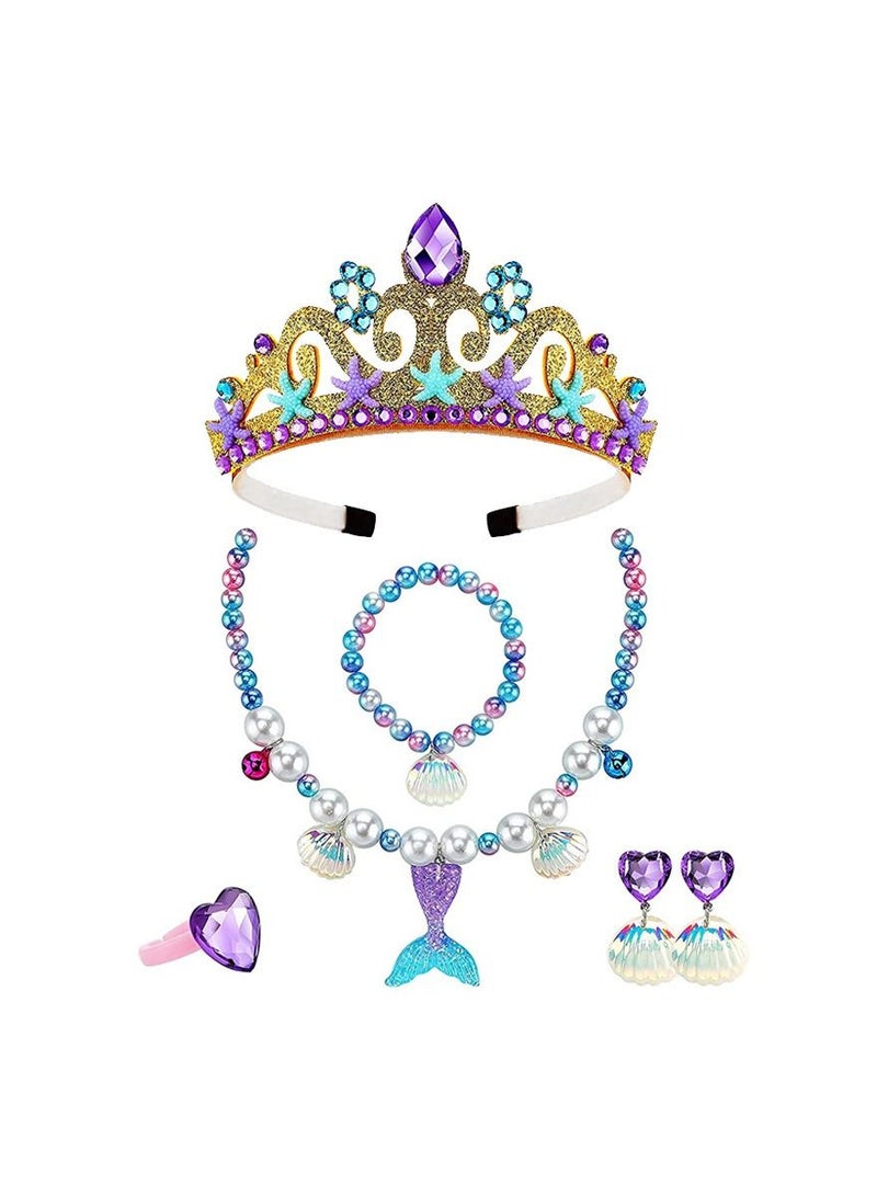 general Mermaid Jewelry for Girls 6 Pieces - Image 1