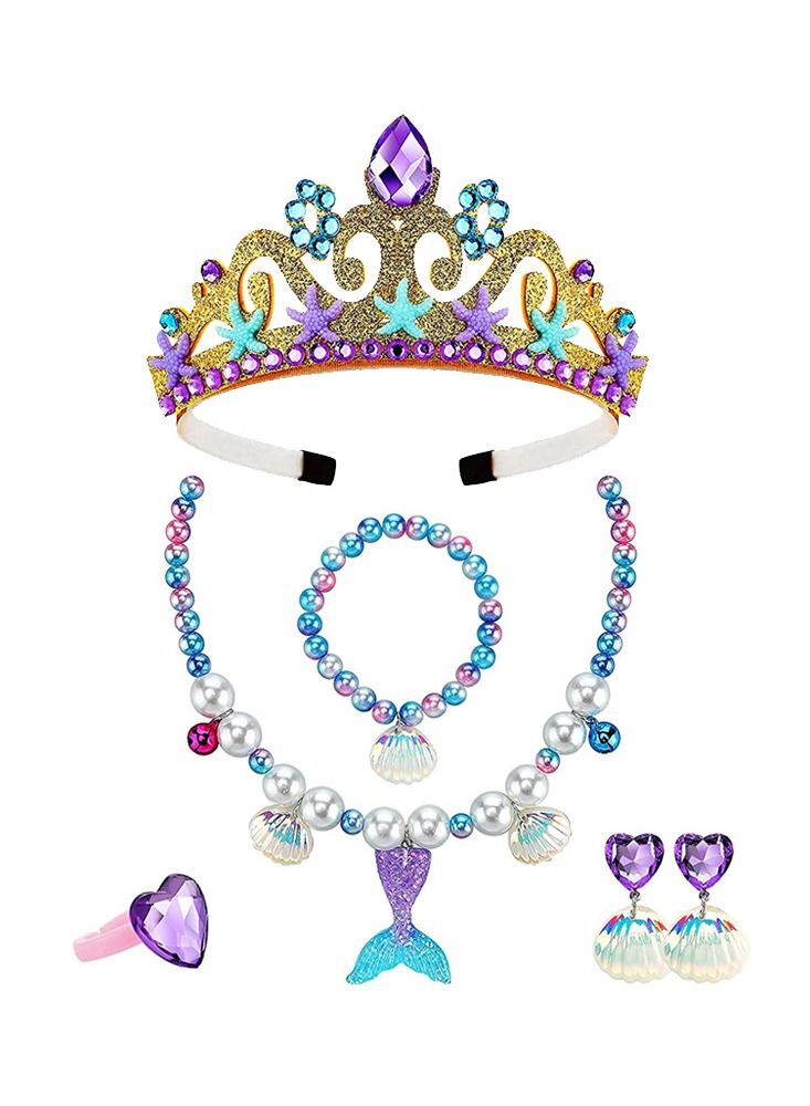 general Mermaid Jewelry for Girls 6 Pieces - Image 4