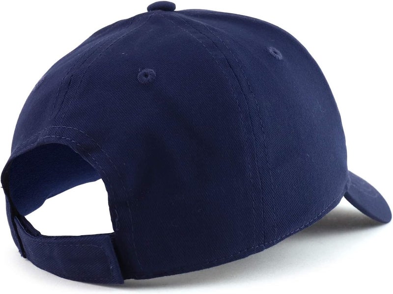 Armycrew Small Insignia NASA Patch Youth Size Cotton Structured Baseball Cap - Image 3