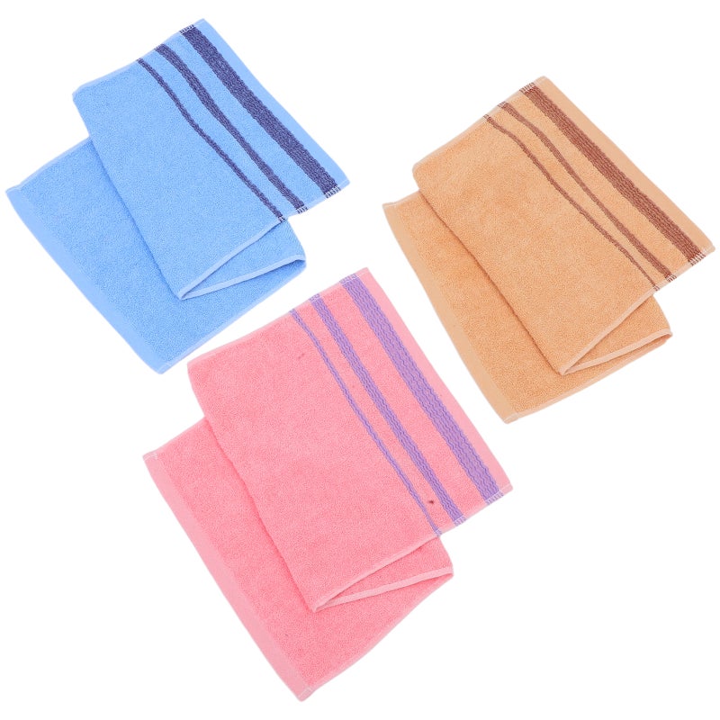 3pcs Cotton Hand Towels: Wash Cloths For Face And Hands - Soft Absorbent And Quick Drying - For Bathroom Kitchen And Gym - Image 5