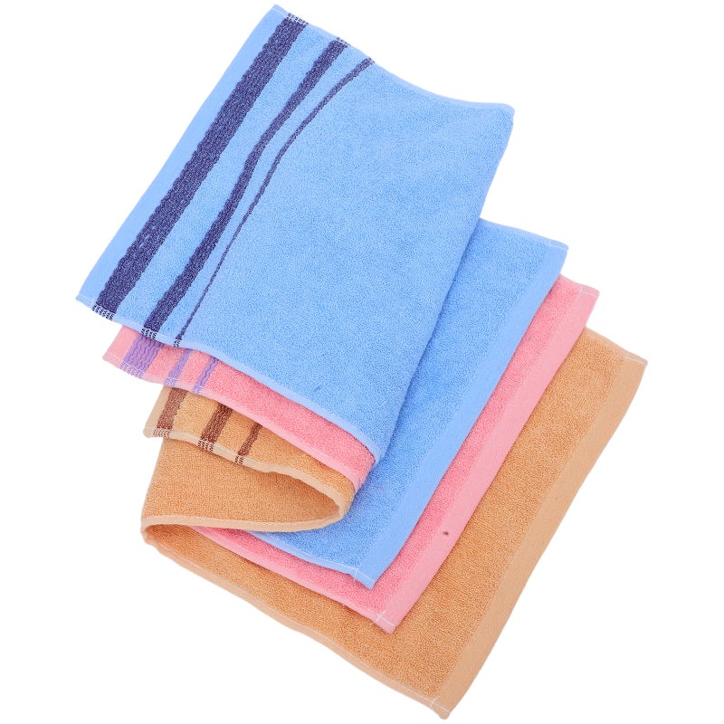 3pcs Cotton Hand Towels: Wash Cloths For Face And Hands - Soft Absorbent And Quick Drying - For Bathroom Kitchen And Gym - Image 4