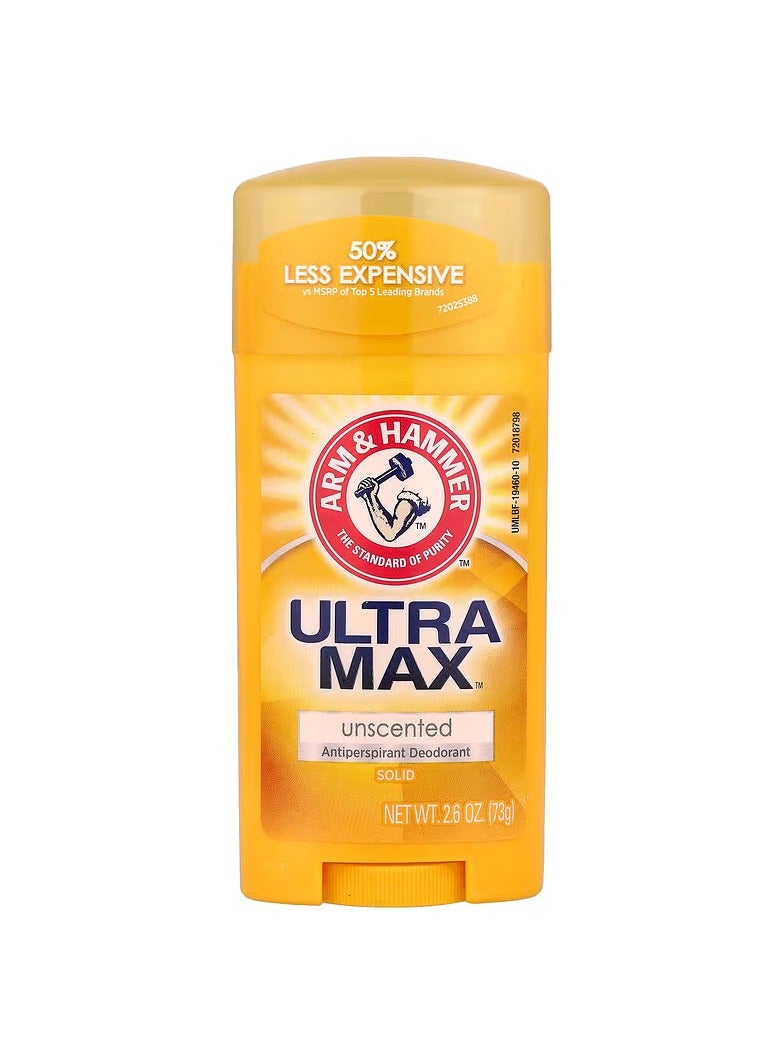 Arm & Hammer ألترا ماكس مزيل عرق ومضاد للتعرق غير معطر