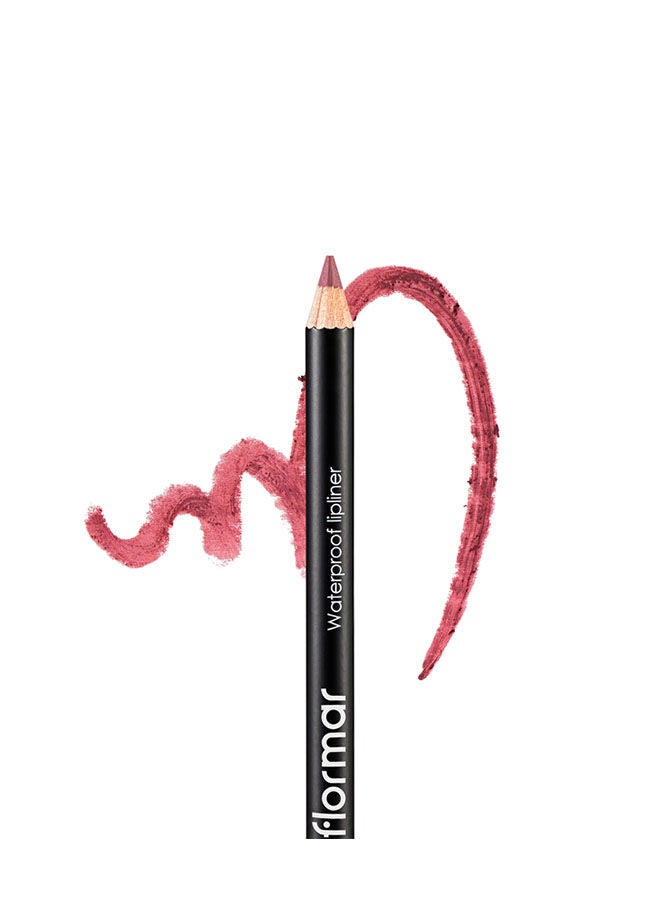 flormar Highly Pigmented & Matte Finish Waterproof Lipliner Pencil 203 Spuded Pink - Image 2