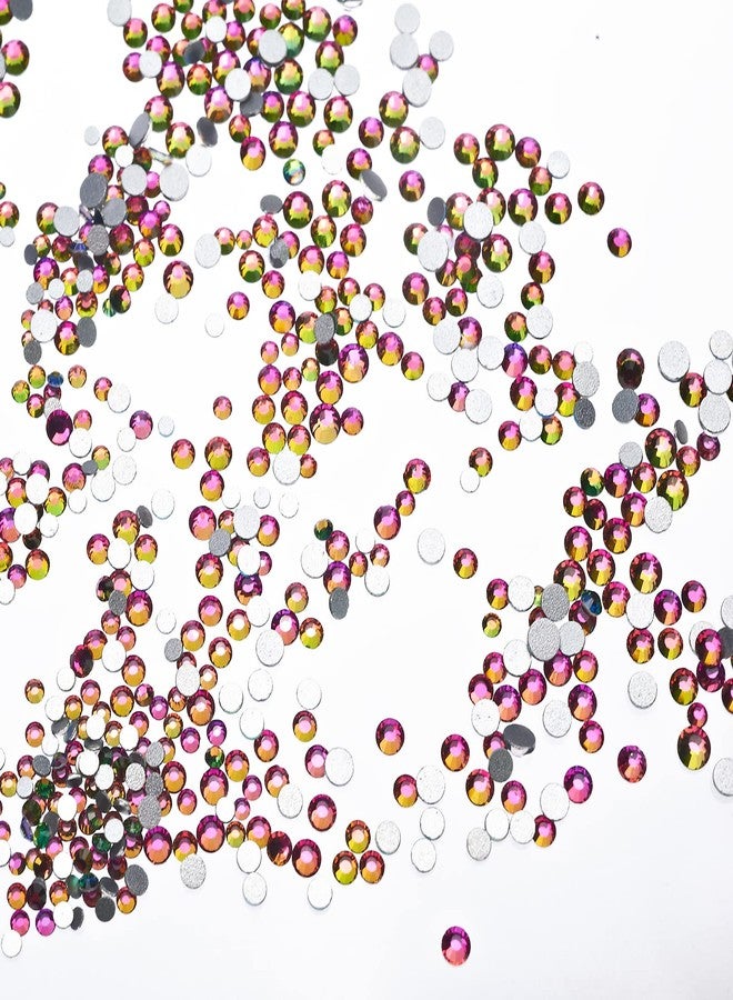 LOOKSEVEN 1728PCS Nail Art Rhinestone Multicolored Glitter Diamend Gems 3D Tips DIY Decoration Fashion Flatback Crystal Gems Crystal Nail Rhinestones for Acrylic Nails, DIY Projects - Image 4