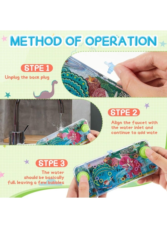 DAT Dinosaur Water Ring Toss Game for Kids – Handheld Water Games – Colorful Ring Game Toy with Cute Dino Designs  (1 Random Piece) - Image 4