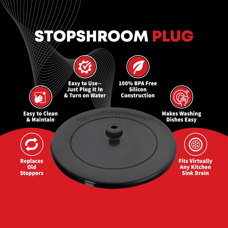 SinkShroom Revolutionary Clog-Free Sink Strainer Basket with Stopper, Stainless Steel - Image 4
