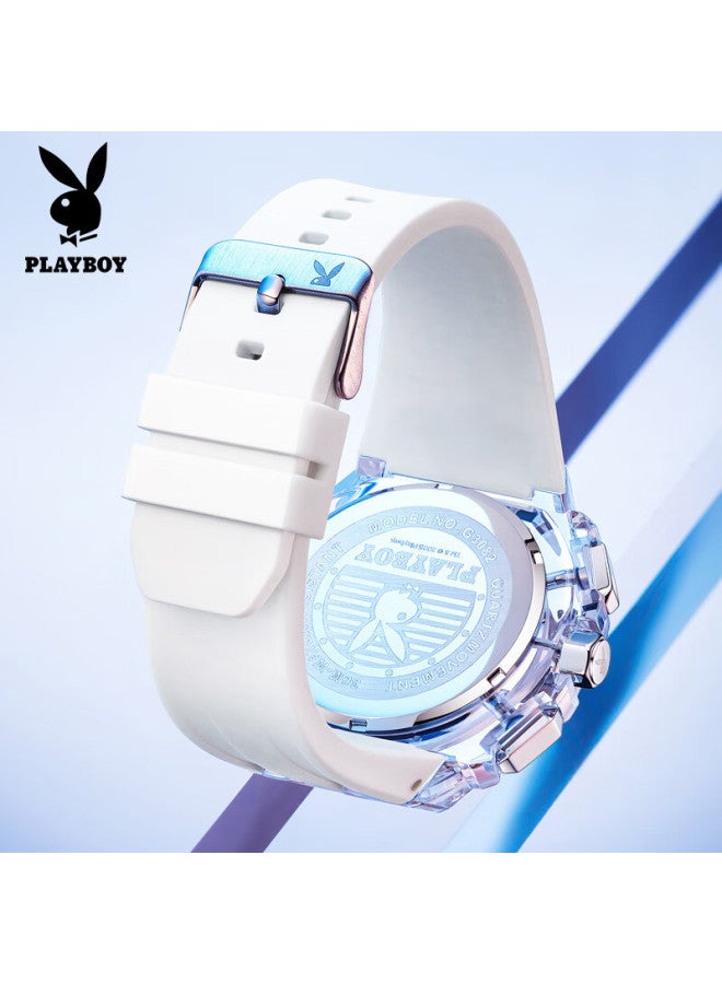 Playboy Men's Fashion Trendy Quartz Watch Student Wrisch Luminous Waterproof Mechanical Style Gift For Boyfriend - Image 3
