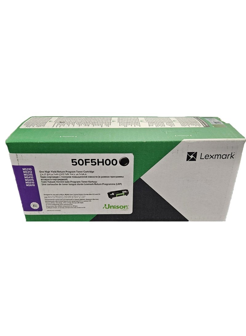 ليكس مارك حبر Lexmark MS 310 MS 410 MS 510 MS 610 أسود برنامج الإرجاع عالي الإنتاجية