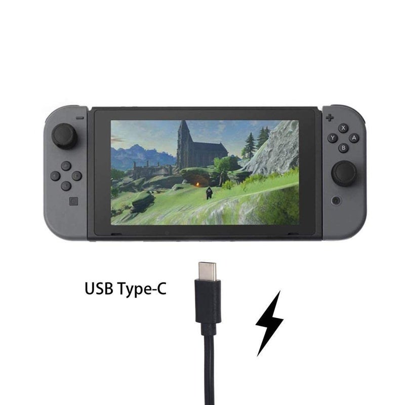 OSTENT 1.8m USB Type-C Charger Charging Power Cable Cord for Nintendo Switch Controller - Image 5
