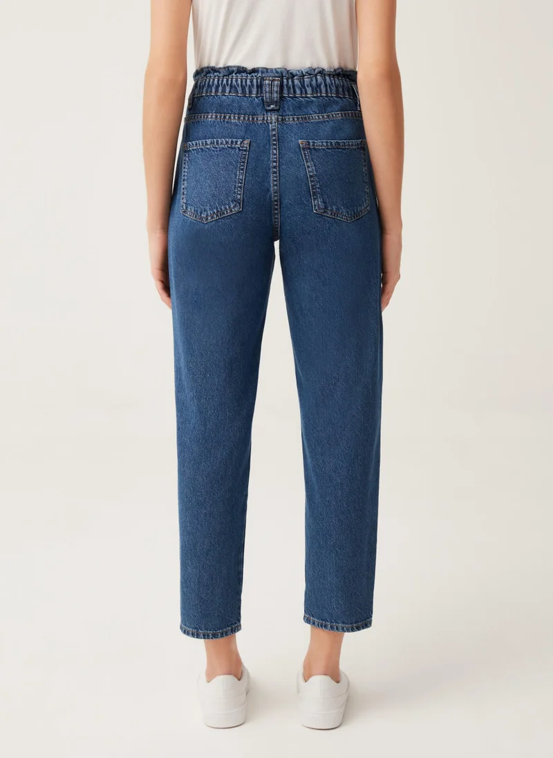 Ovs OVS Slouchy-Fit Cropped Jeans