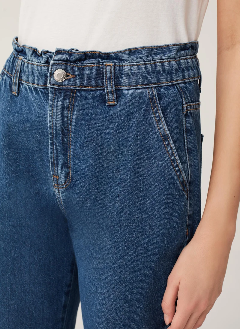 Ovs OVS Slouchy-Fit Cropped Jeans