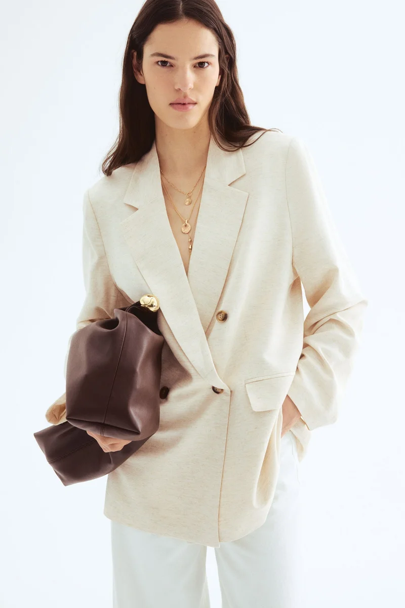 H&M Linen-blend blazer