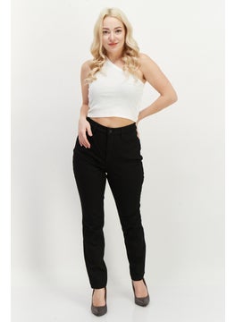 NYDJ Women Skinny Fit High Waist Stretchable Denim, Black  - Image 3