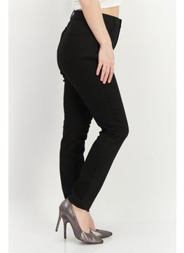 NYDJ Women Skinny Fit High Waist Stretchable Denim, Black  - Image 2