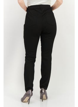 NYDJ Women Skinny Fit High Waist Stretchable Denim, Black  - Image 4