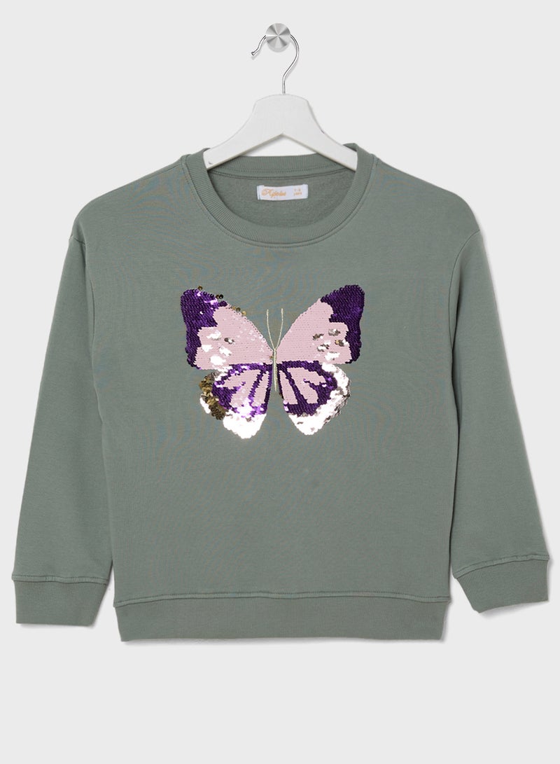 Ripples Girls Sweatshirts - Image 1