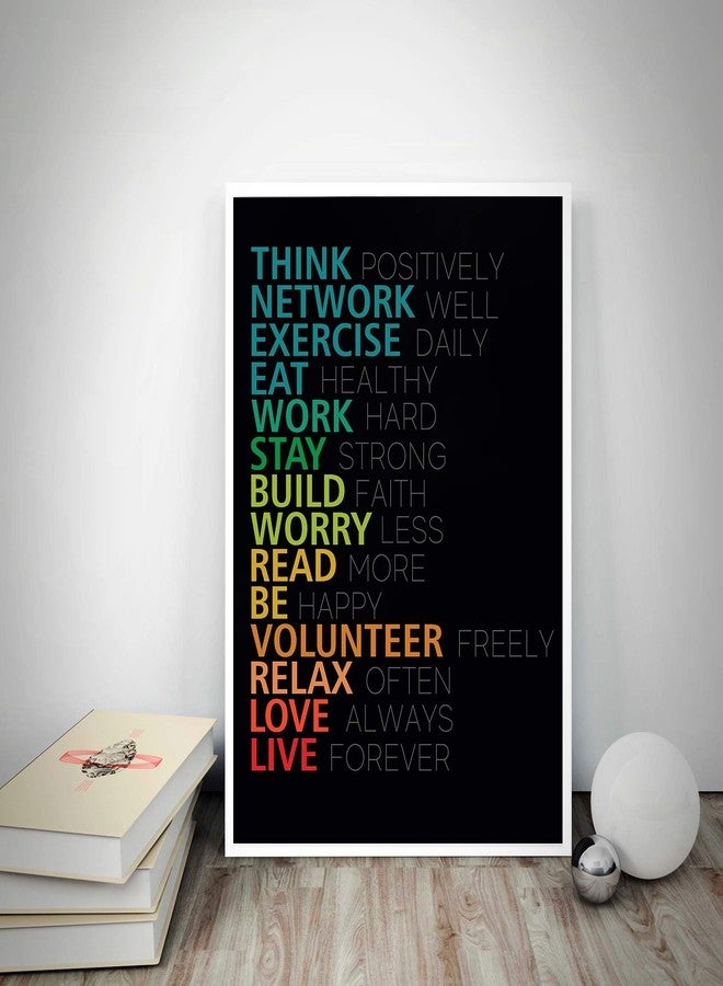 Art Bundle The Stylish Digital Think-Positively Print Poster for Room Home Wall Decals and Paintings Collection to Grace Any Place (12 x 18 inch) - Image 4