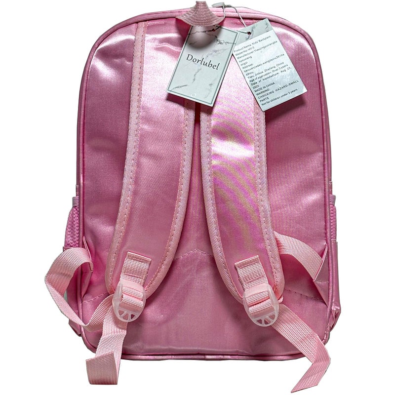 Dorlubel Cute Ballet Dance Backpack Tutu Dress Dance Bag with Key Chain Girls (Pink8 of Dress) - Image 5