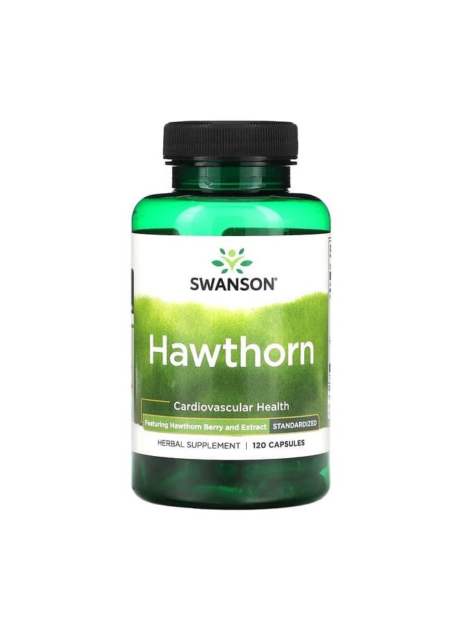 SWANSON Hawthorn, Standardized, 120 Capsules