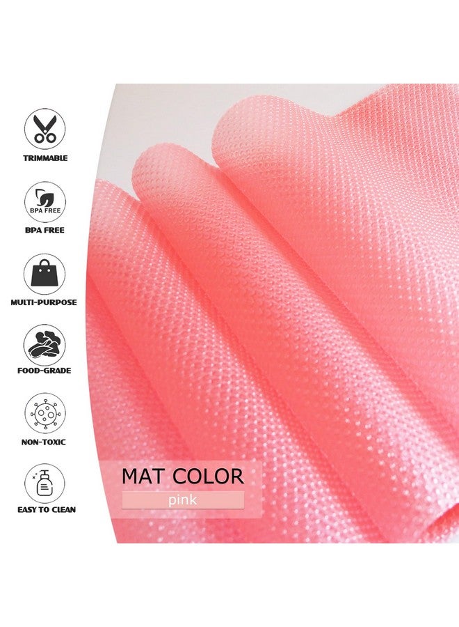 Daixers 10Pcs Refrigerator Liners, Washable Fridge Liner Shelf Mats Refrigerator Pads for Cupboard Cabinet Drawer Home Kitchen Accessories Organization (Pink) - Image 3