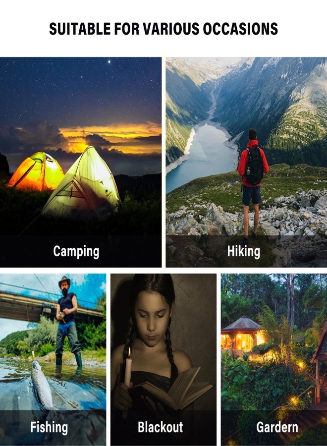 Outdoors USB LED Lamp Warm/White/Warm White Light Adjustable Brightness Hook for Camping Hiking Emergency Portable Light - Image 5
