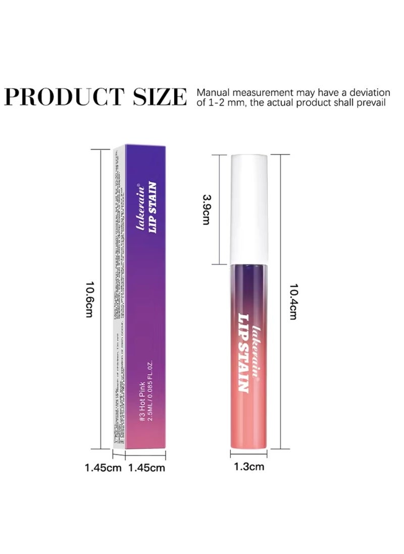 lakerain - Peel Off Lip Stain Lipstick Peel Off Lip Color Stain Long Lasting Lip Stain Peel Off Infused Sweat Proof Waterproof Long Lasting Highly Pigmented Matte Lipstick Light Pink 01 - Image 1
