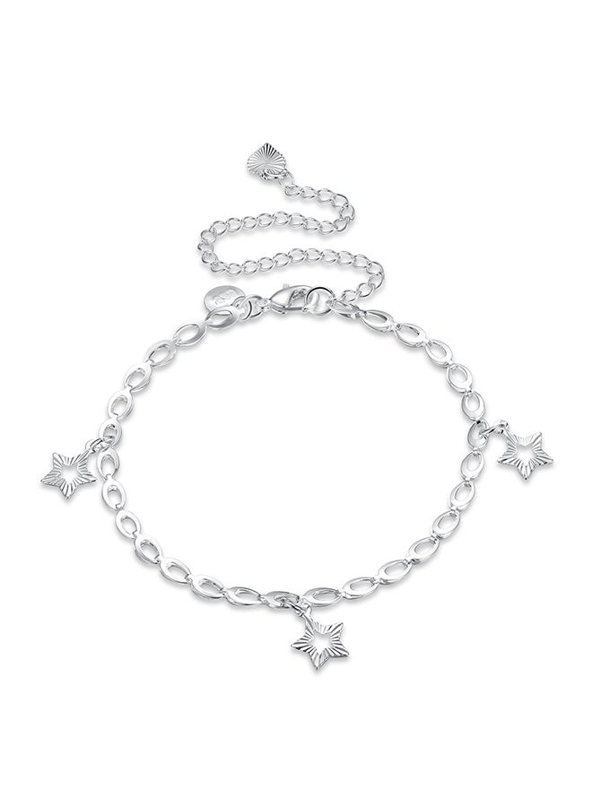 Fashion Heart Pendant Anklet Bracelet Letter Set - Image 1