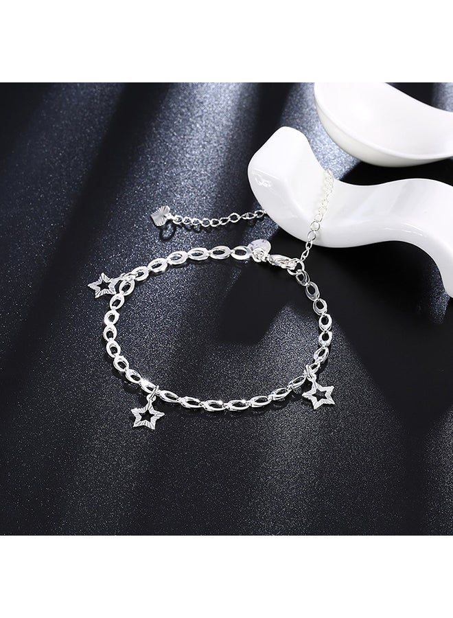 Fashion Heart Pendant Anklet Bracelet Letter Set - Image 5