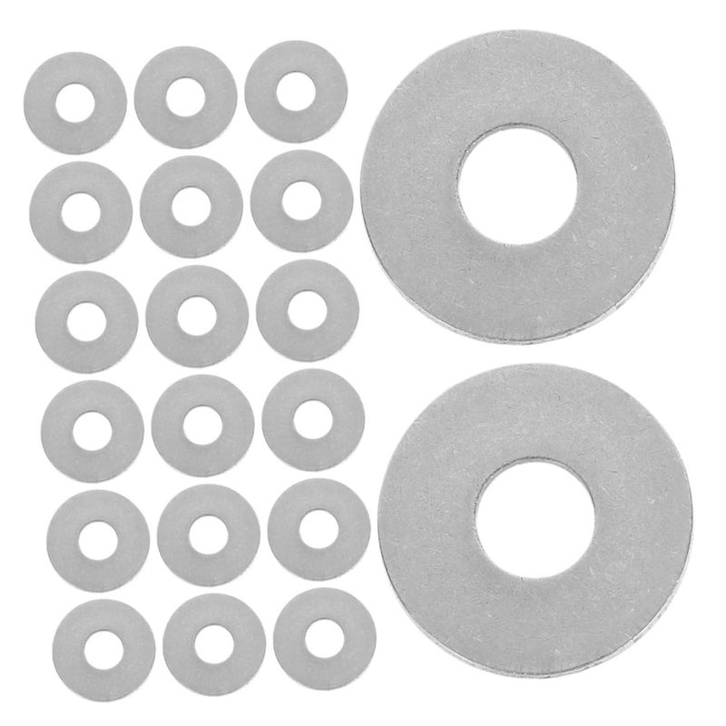50pcs Stainless Steel Washer Flat Washers for Mechanical Repair Automotive Furniture Applications Reliable Gasket Replacements for Screws Bolts - Image 1