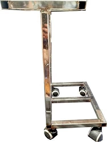 RAJCHIEF RAJCHIEF Single Standing Flat Inverter Battery Trolley Steel SS 1 inch Pipe Standing Battery Flat Battery Suitable for All Type Batteries Heavy Duty Super Quality Leg - Image 3