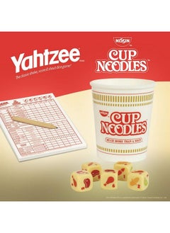 USAopoly Yahtzee Cup Noodles ; Collectible Yahtzee Game Made To Look Like Iconic Ramen Meal With Custom Dice ; Travel Yahtzee Game & Dice Game  - Image 4