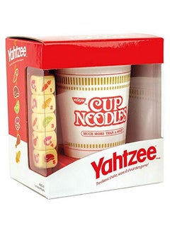 USAopoly Yahtzee Cup Noodles ; Collectible Yahtzee Game Made To Look Like Iconic Ramen Meal With Custom Dice ; Travel Yahtzee Game & Dice Game  - Image 2