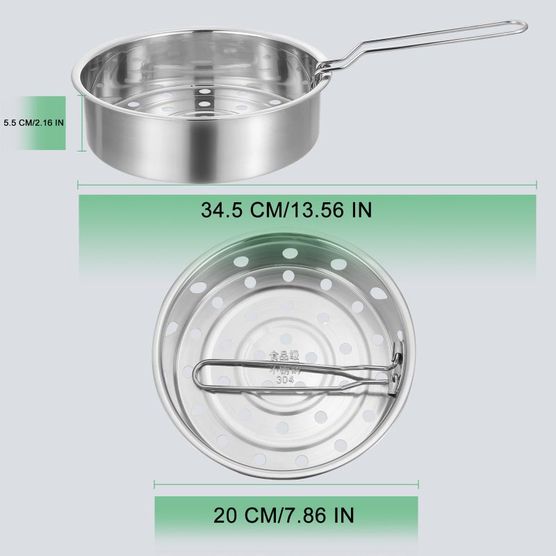 304 Stainless Steel Steamer Rack 20cm for Electric Rice Cooker Universal Kitchen Cooking Accessory - Image 3