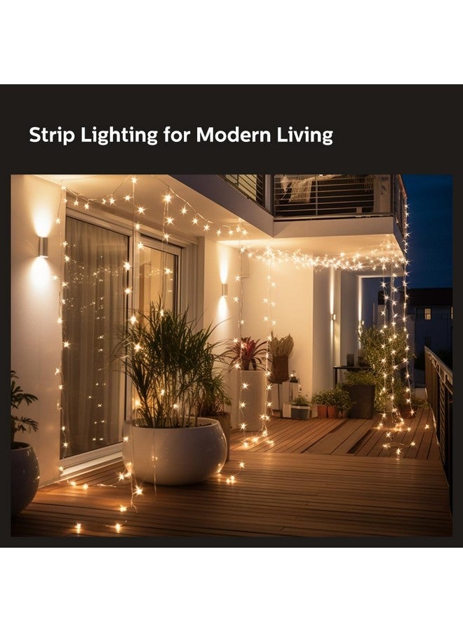 ECOLINK إيكولينك ستارغلو 9 متر 48 مصباح LED خيوط ديوالي | مصباح LED زينة لتزيين المنزل | ضوء ليدي سهل الاستخدام للزينة الداخلية والخارجية | أبيض دافئ، عبوة من 1 - Image 3