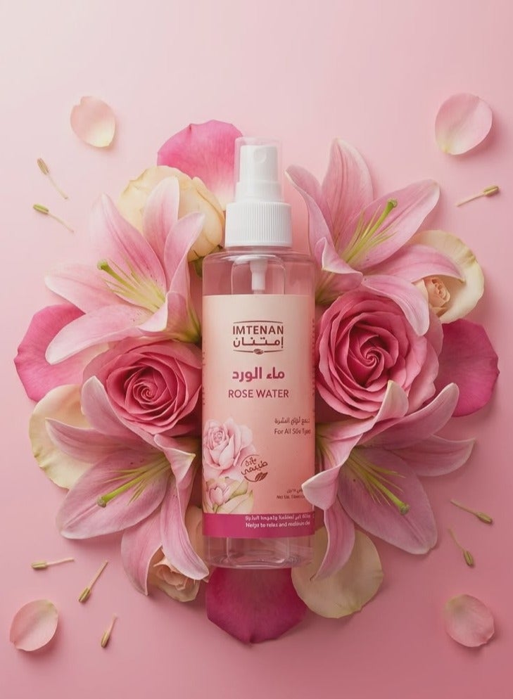 Imtenan Rose Water (Hydrosol) - 190 ml - Image 3