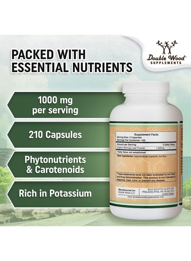 Double Wood Supplements Lactation Supplement for Increased Breast Milk - Moringa Vegan Superfood for Breastfeeding Lactation Support (More Effective Than Lactation Cookies) for Breast Milk Supply Boost by Double Wood - Image 3