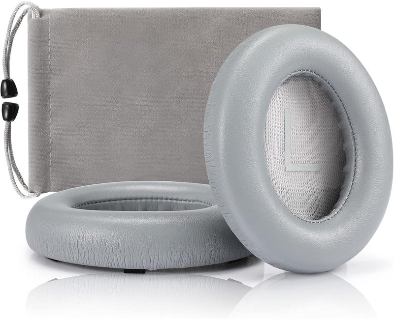 Cypher.V وسادات أذن بديلة، غطاء وسادات للأذن لسماعات Bose 700 المانعة للضوضاء NC700 فوق الأذن (رمادي) - Image 2