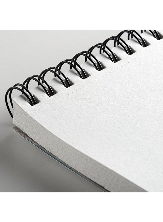 CANSON 30 Sheets  XL Watercolour 300gsm A4 Paper Cold Pressed Spiral Pad Short Side White Ideal for Professional Artists - Image 3