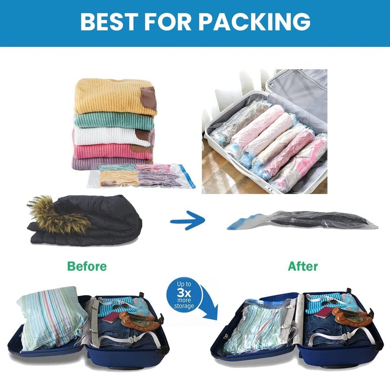 BS B&S Vacuum Storage Bag with Hand Pump - 60x80cm - Image 5