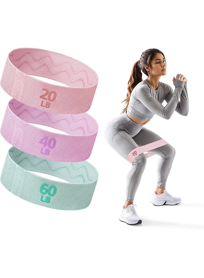 3 Pcs Resistance Bands, Exercise for Sport Workout, Non Slip Stretching Bands Elastic Fitness Body for Unisex