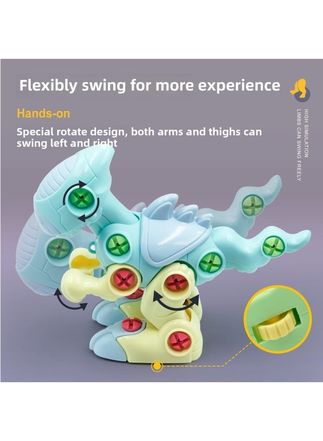 DIY Children's Dinosaur Assembled Toys Screw Disassembly Excavator Boys And Girls Baby Intelligence Development 1-3-6 Years Old-Color:【little Elephant】  - Image 3