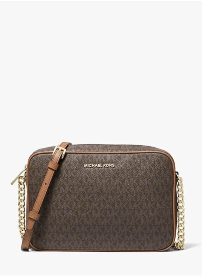 Michael East West Jet Set Large Logo Crossbody Bag  - Image 1