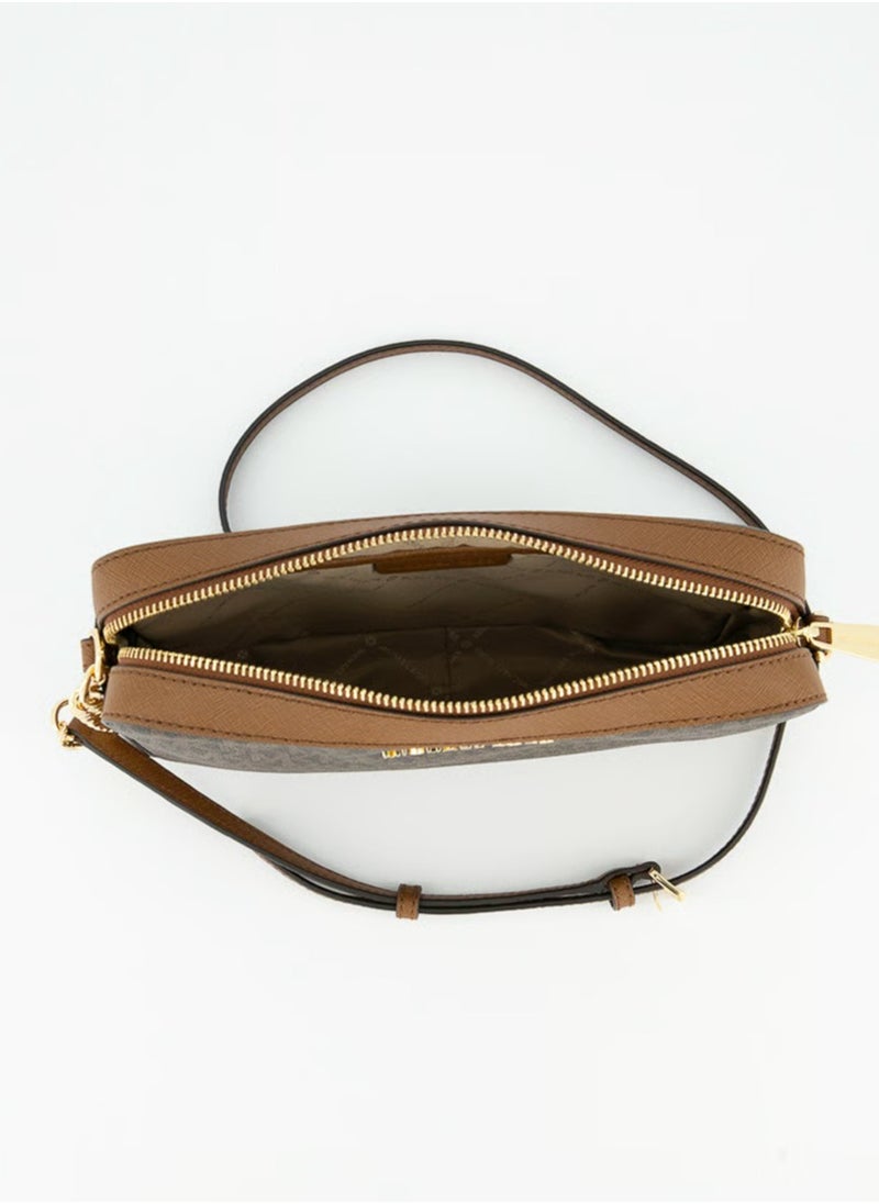 Michael East West Jet Set Large Logo Crossbody Bag  - Image 3