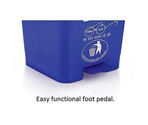ARISTO Plastic StepOn Pedal Garbage Waste Dustbins 45 Ltr BlueBlue Combo - Image 3