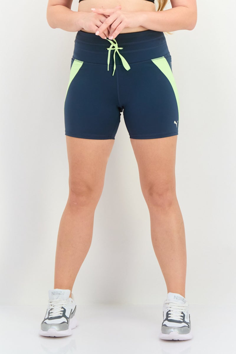 PUMA Women Sportswear Fit Outdoor Shorts, Teal Blue - Image 1