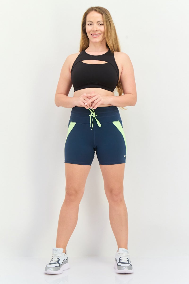PUMA شورتات رياضية نسائية مناسبة في الهواء الطلق، أزرق فيروزي - Image 4