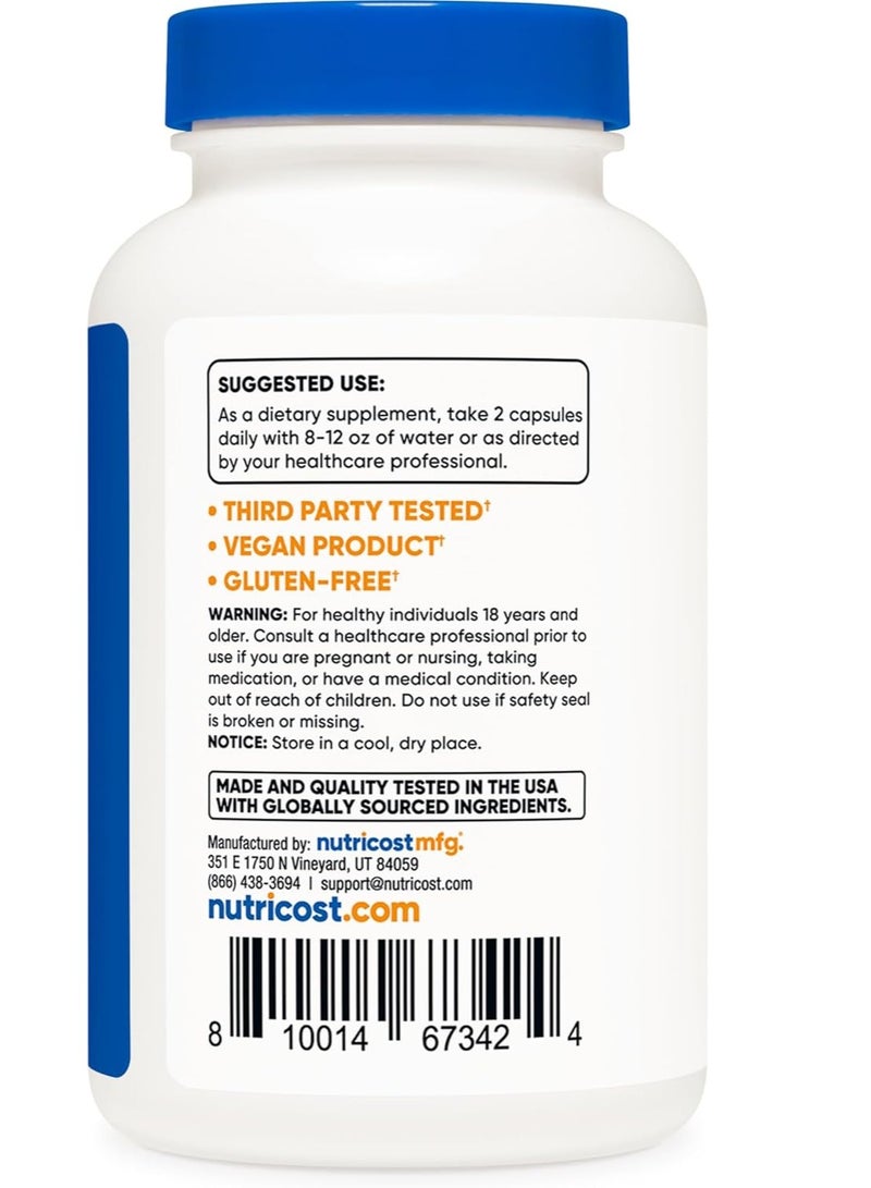 كبسولات فطر ذيل الديك الرومي ١٢٠٠ ملغ، ١٢٠ كبسولة ٦٠ حصة - Image 3