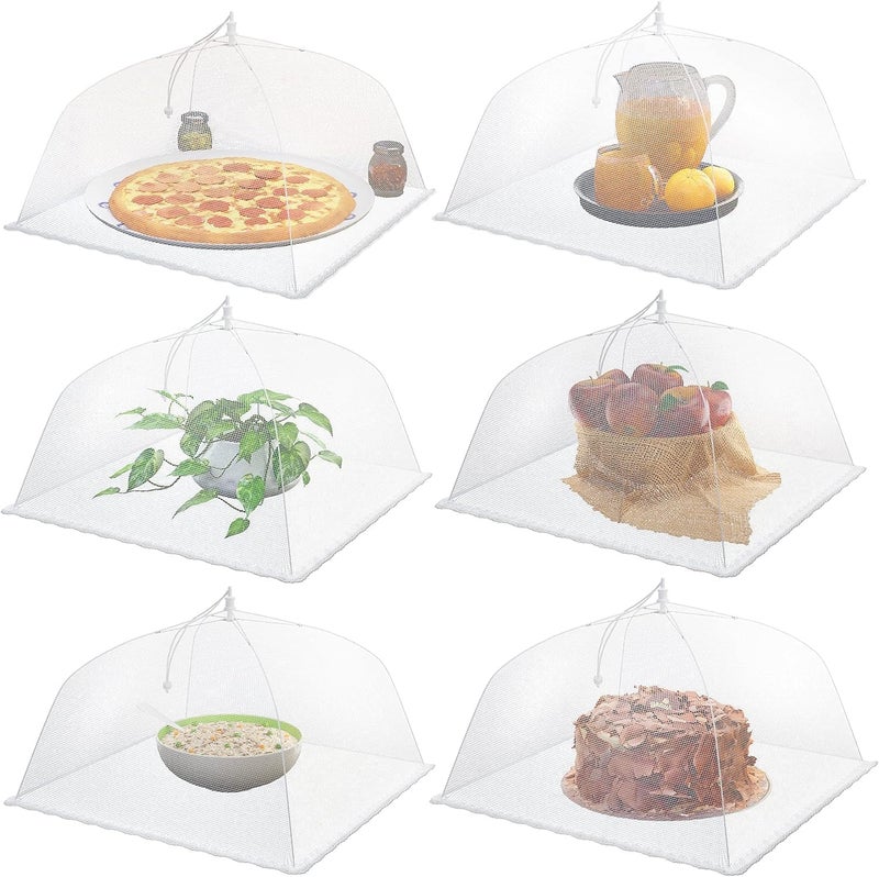 ANIDRA ANIDRA PopUp Food Mesh Tents Collapsible Mesh Food Covers Tent Umbrella Covers Reusable and Collapsible 17 x 17inches PopUp Food Mesh Tents 6  - Image 1