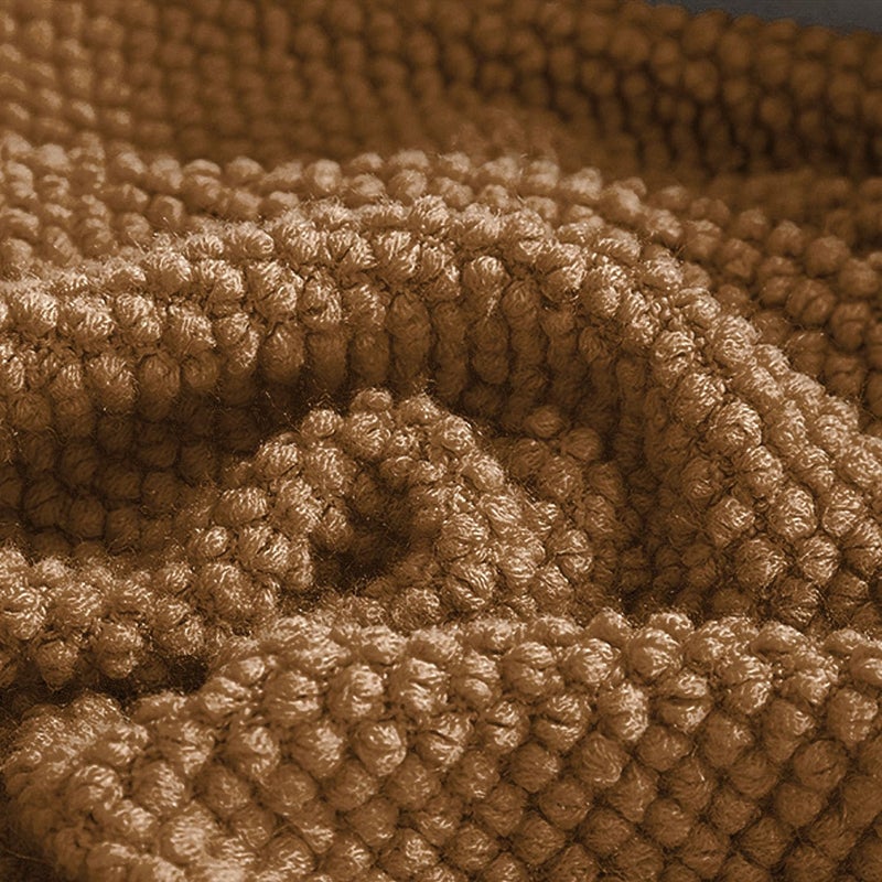LOMAO Knitted Throw Blanket with Tassels Bubble Textured Soft Blanket Lightweight Warm Throws for Couch Cover Home Decor (Khaki, 50x60) - Image 5